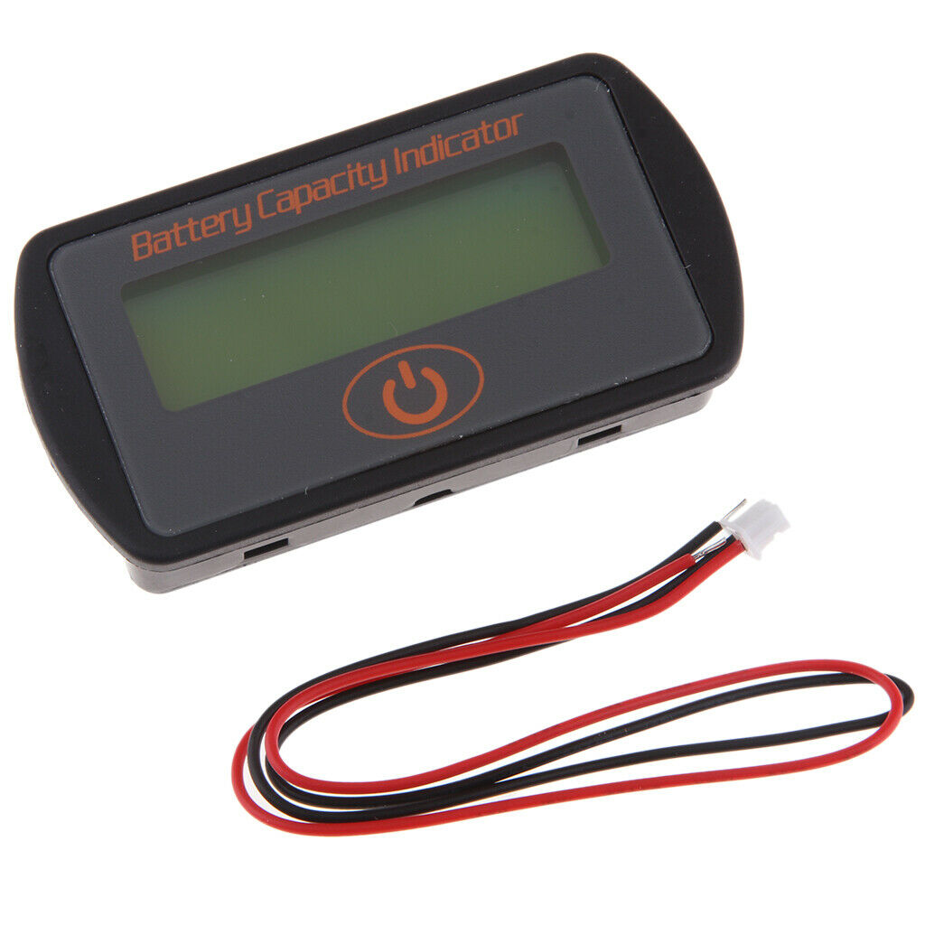 3 Series Lithium Li-ion Battery Capacity Indicator Monitor Gauge Meter Black