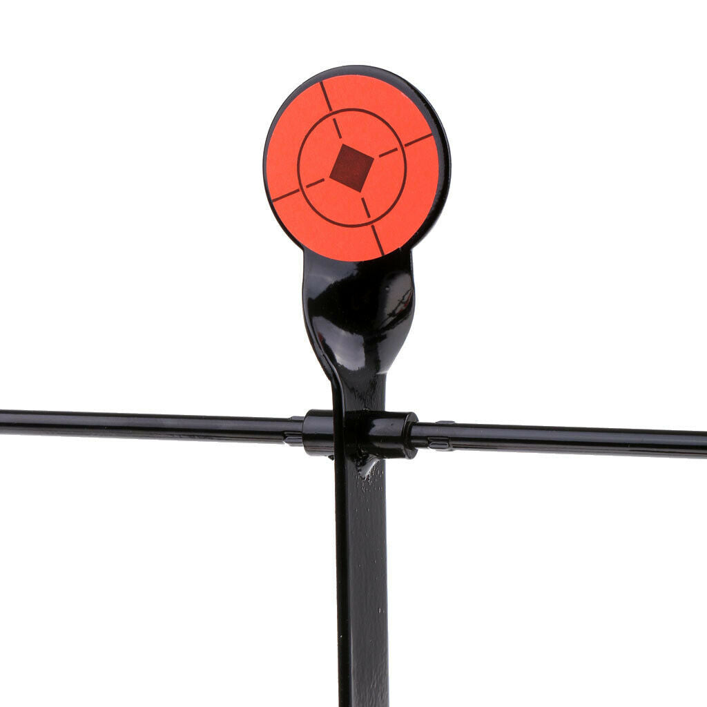 Shooting Steel Spinner Targets Auto Reset Target Stand & Stickers