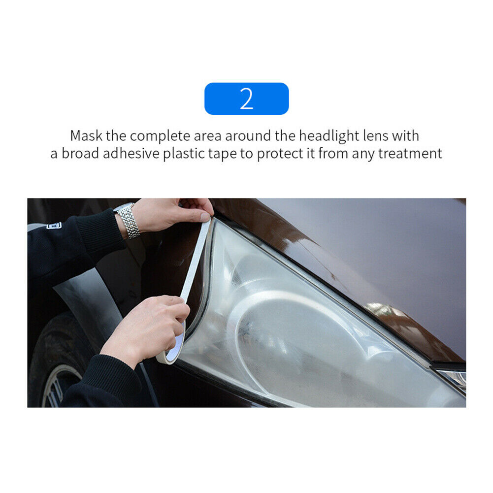 Car Headlight Lens Repair Tools Kit with 30ML Care Polishing Anti-scratch Liquid