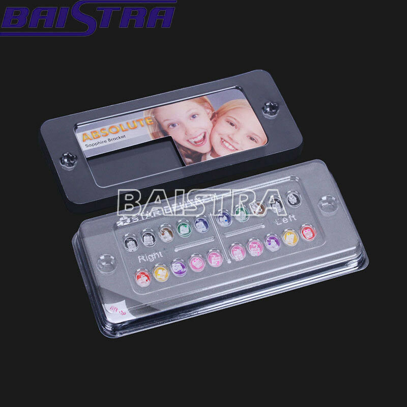 Dental Orthodontics Monocrystalline Sapphire Ceramic Brackets Roth 022 Hooks 3