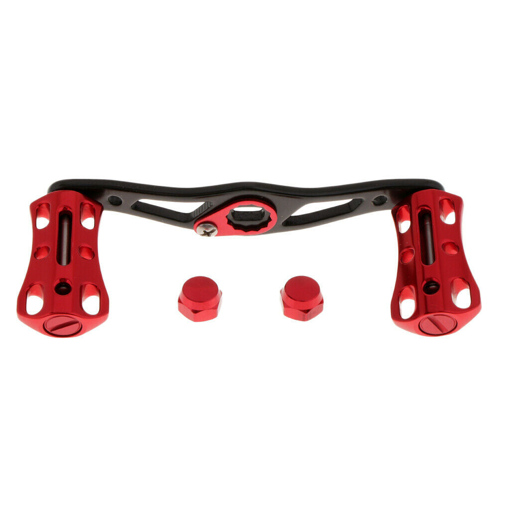 Aluminum Alloy Baitcasting Reel Handle Fishing Reel Rocker Arm Red