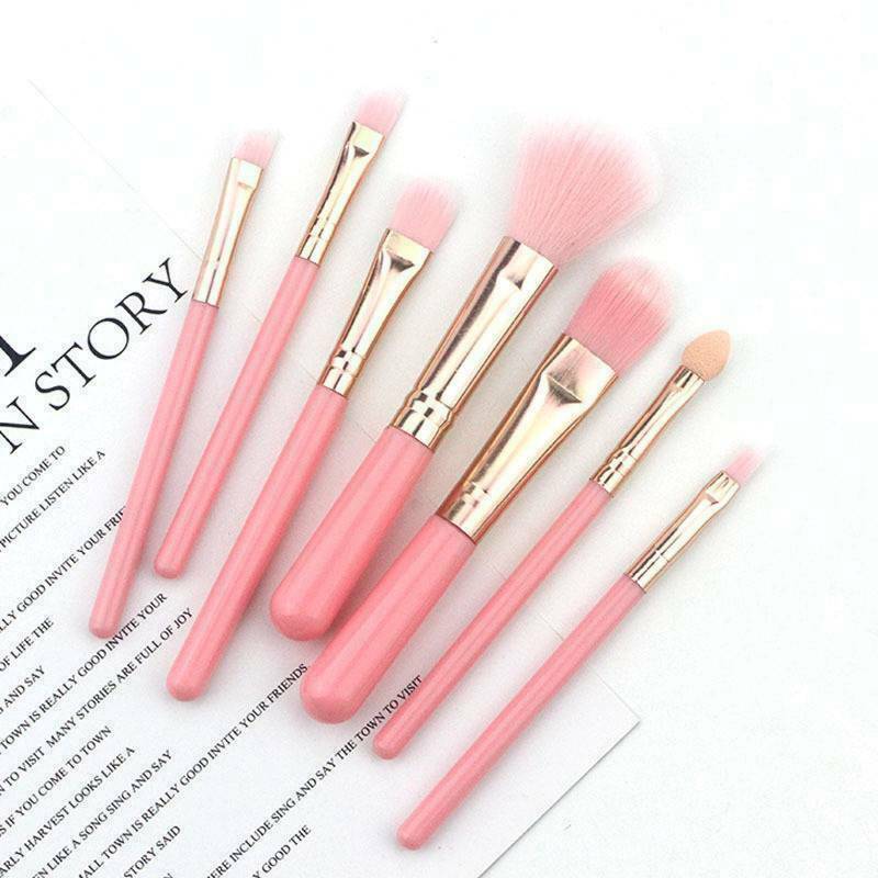 7x Professional Makeup Brush Sets Foundation Blusher Cosmetic Make-Up Brushes AU