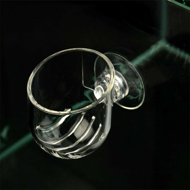 Aquarium Fish Tank Crystal Glass Pot Water Potted Aquatic Planting Cylind.l8