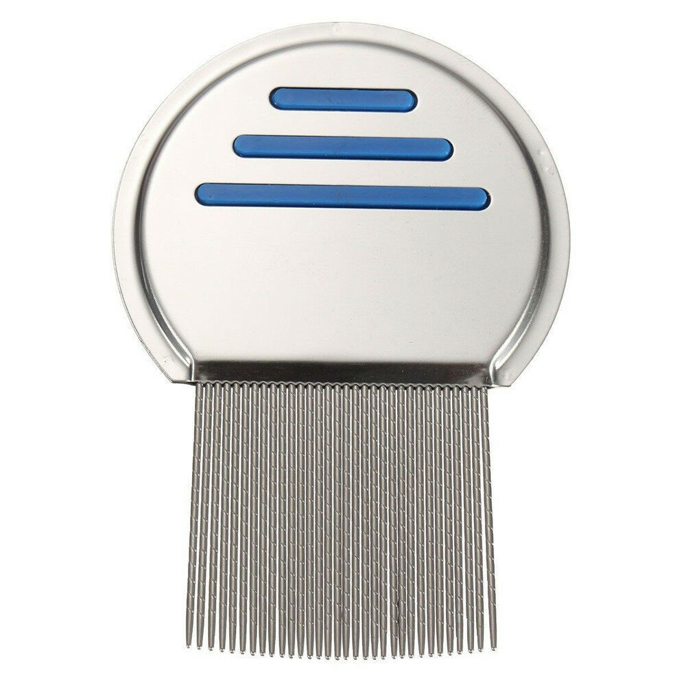 Stainless Steel Hair Lice Comb BrushesTerminator Fine Nit Free Egg Dust Removal