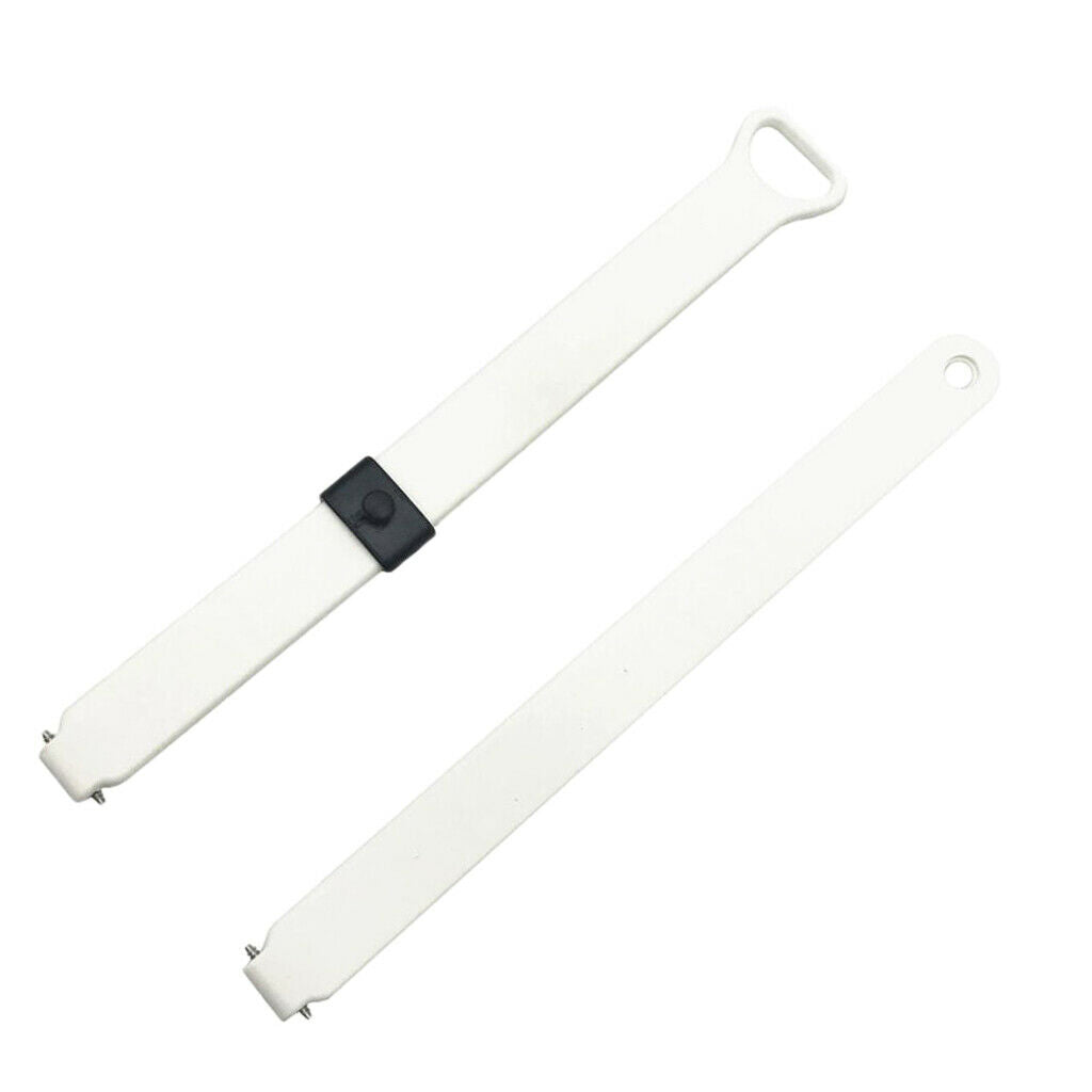 2Pack Replacement Soft TPE Wrist Strap Belt And Metal Buckle For Misfit Ray