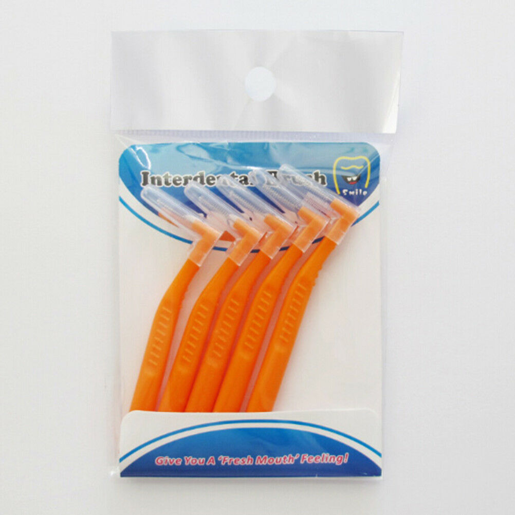 5x L shaped interdental brush toothbrushes soft dental interdental oral car XC