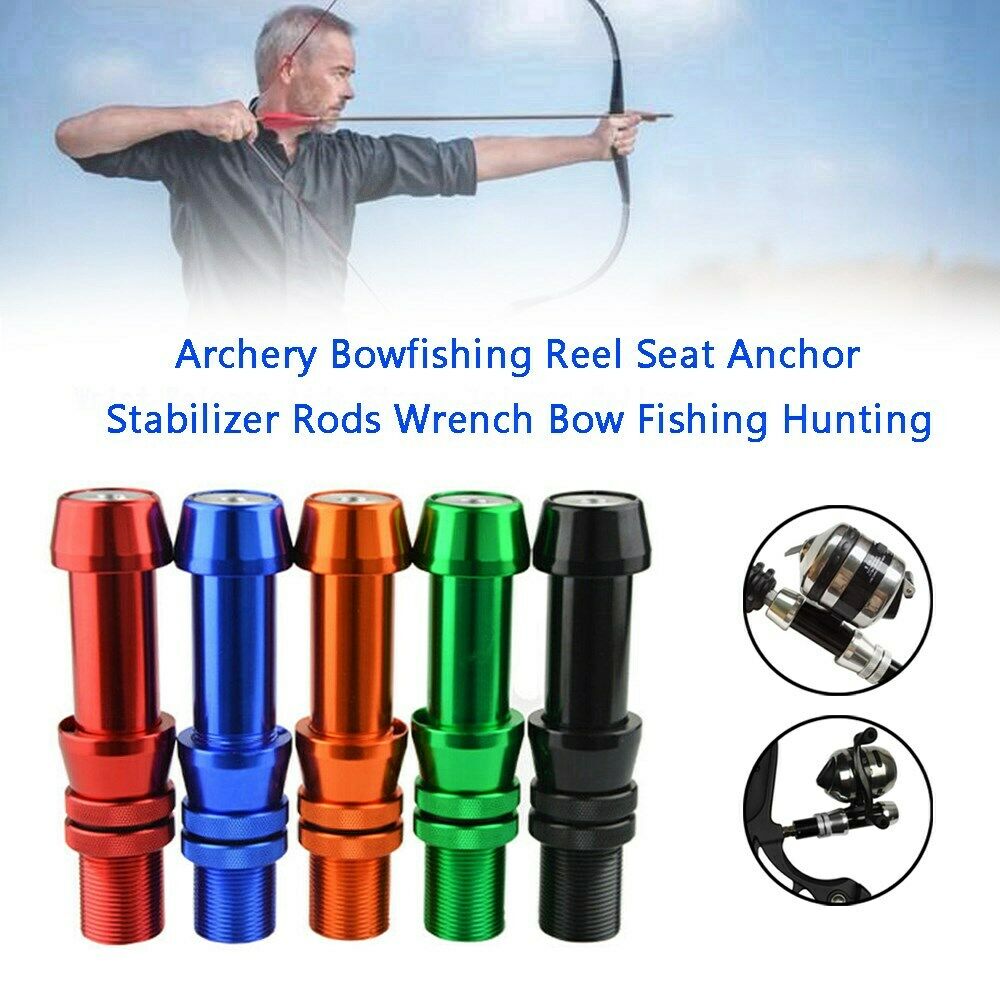 Archery Bowfishing Reel Seat Anchor Stabilizer Rods Wrench Bow Hunting CA
