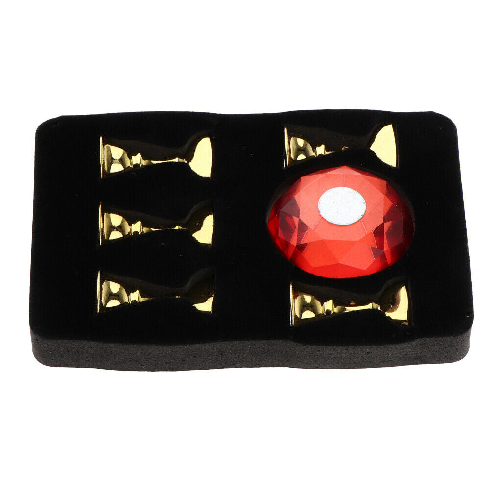 2 Set Magnetic Nail Tips Stand Holder for Art Salon DIY and Practice Purple