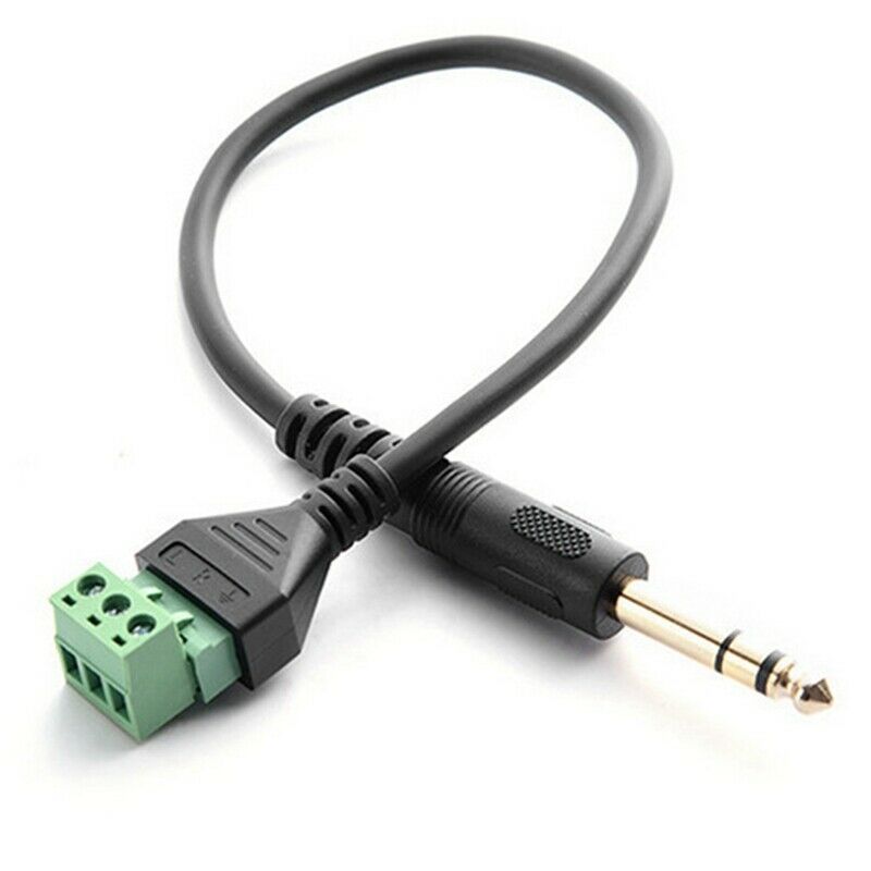 3.5 mm Male 3 Pin 3.5 mm 3 Pin Pole Stereo Male to AV Screw Terminal Stereo JaI4