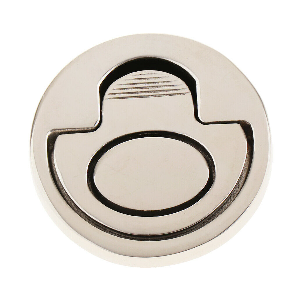 316 S.S. Round Ring Pull w/ Spring Loaded Lift Handle