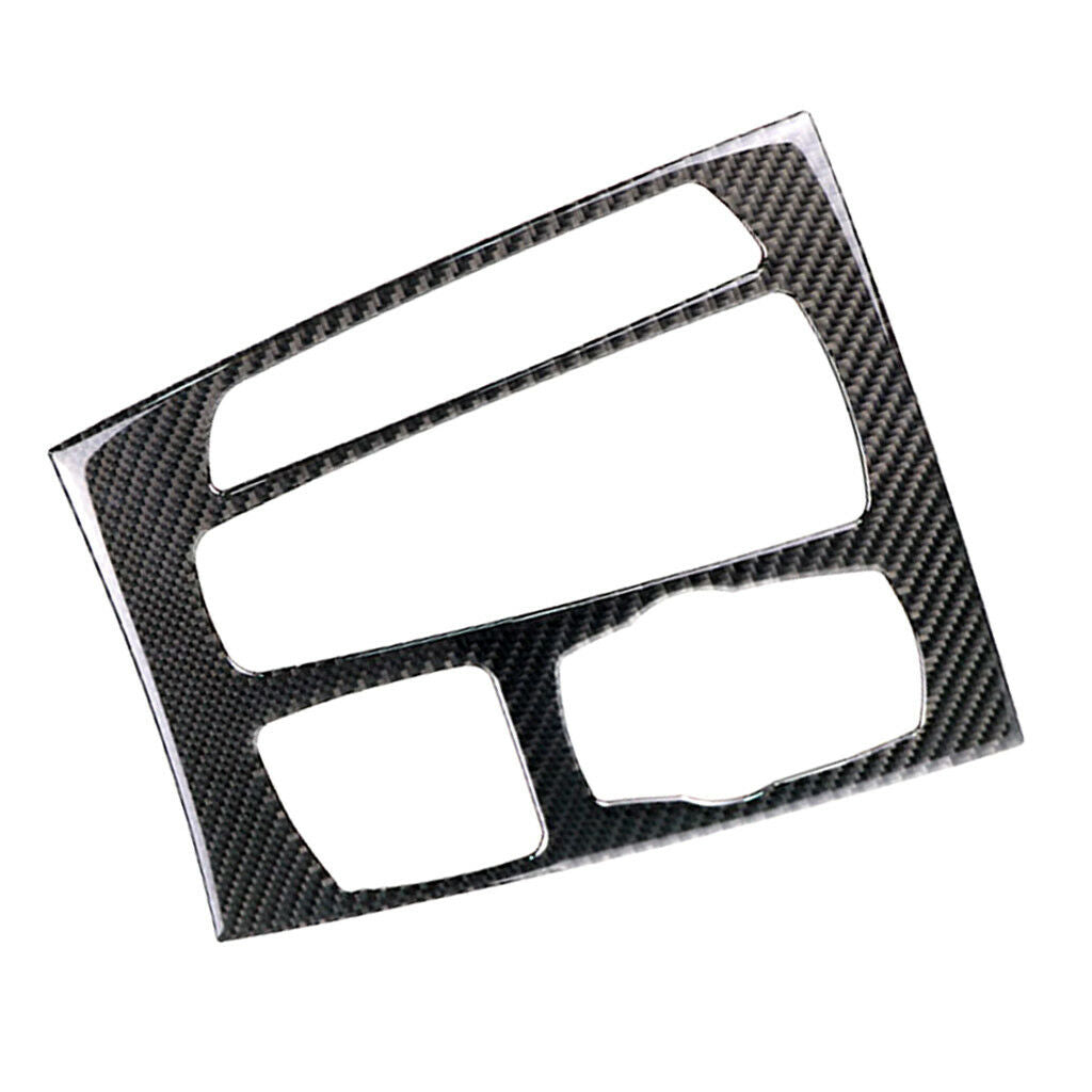 Carbon Fiber Refit Interior Gearshift Panel Trim For BMW X5 X6 F15 F16 14-17