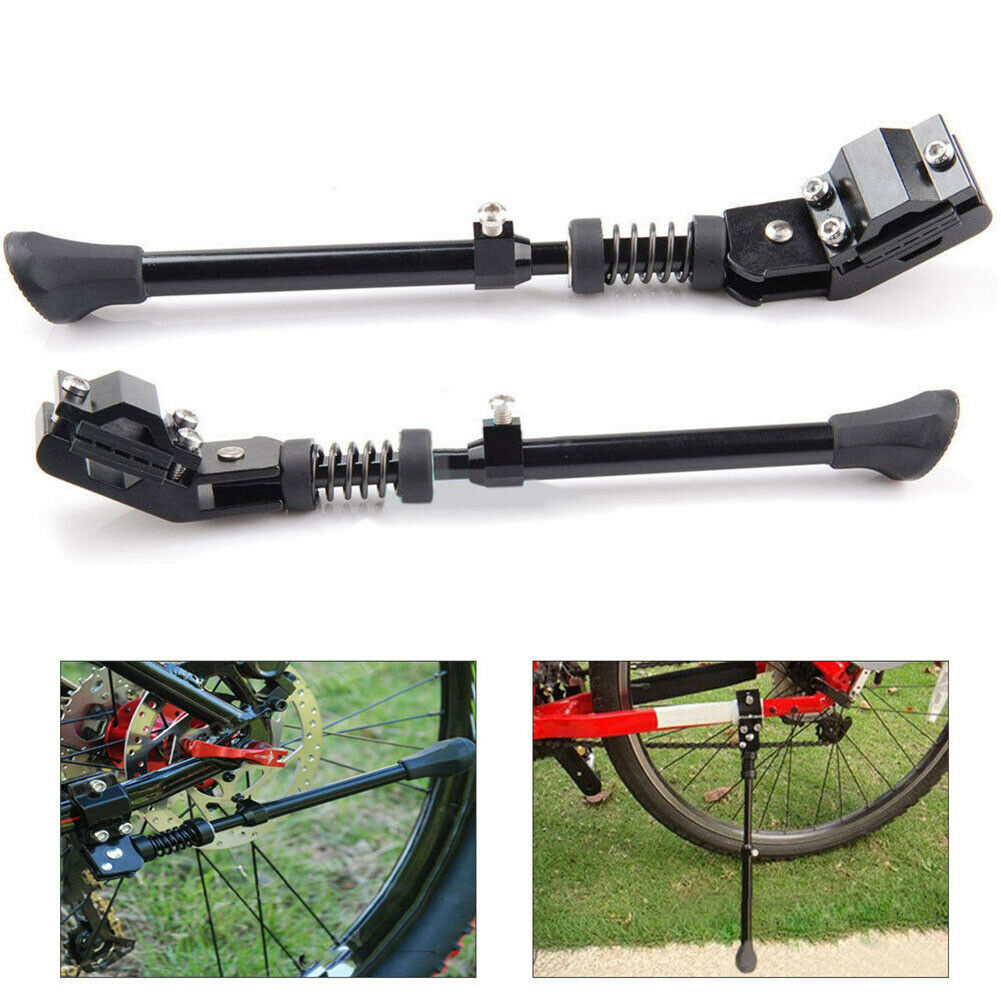 Mountain Bike Bicycle Cycle Prop Side Rear Kick Stand for 16/20/24/26 Inch Tire
