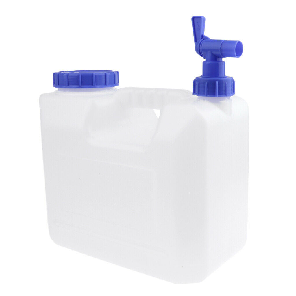 15 litre Plastic Garden Camping Caravan Water Carrier Fluid Jerry Can & Tap