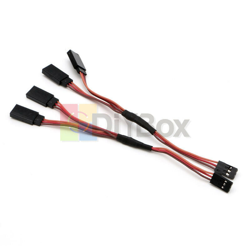 10Pcs 150mm Servo RC Y Style Male to Female JR Wire Cord Extension Lead Cable
