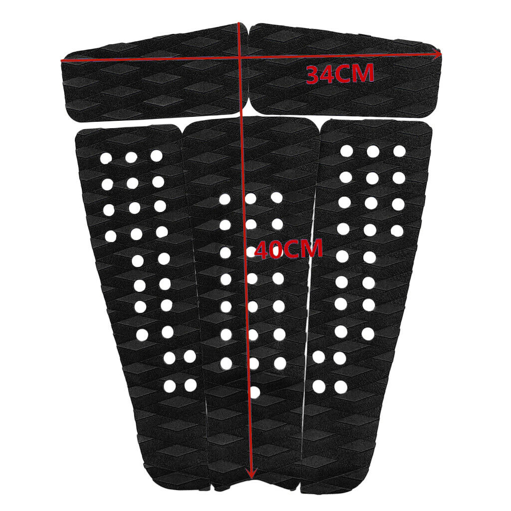 9x Rhombus Grooved Surfboard Surf  Traction Pad Tail Pad DIY Accessories
