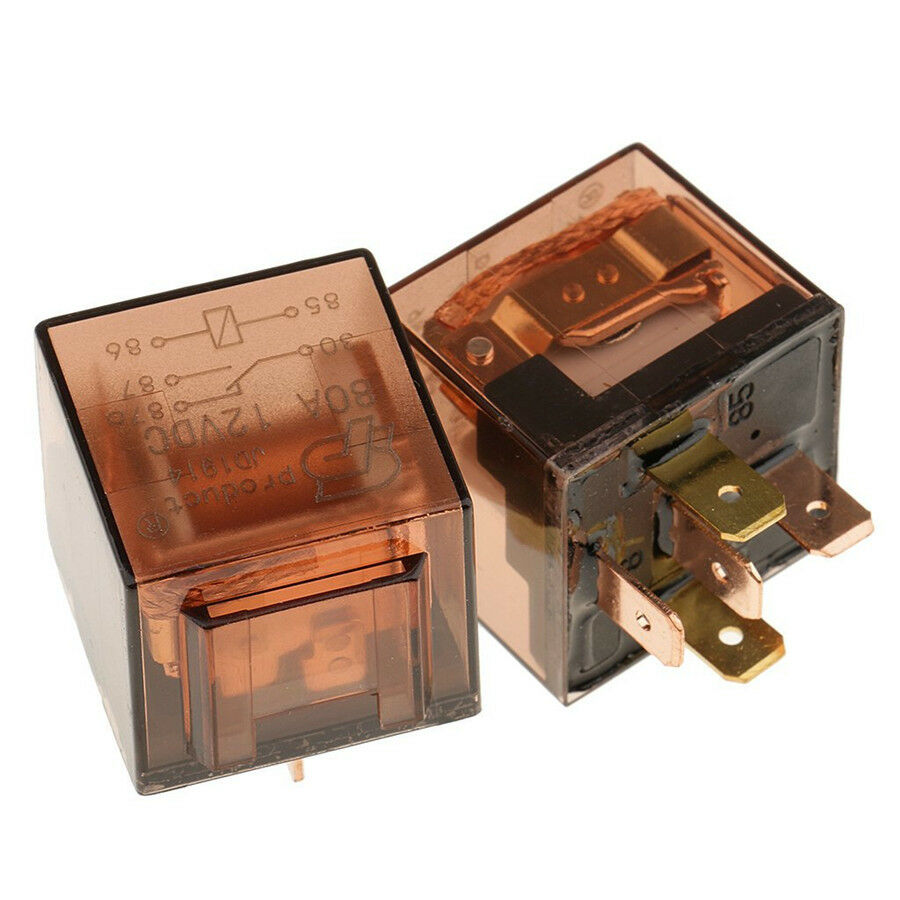 12V Car Auto Boat Truck 2 Way Relay Fuse Box Holder + 8 Pcs Blade + Terminal Kit