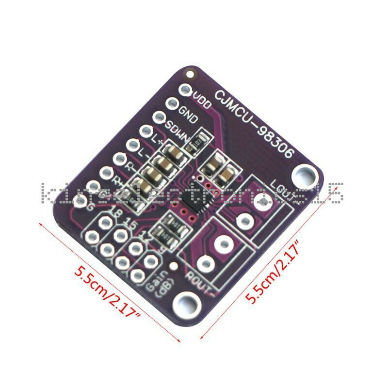 3.7W MAX98306 Sensor Stereo Class D Amplifier Breakout Board Class AB Audio
