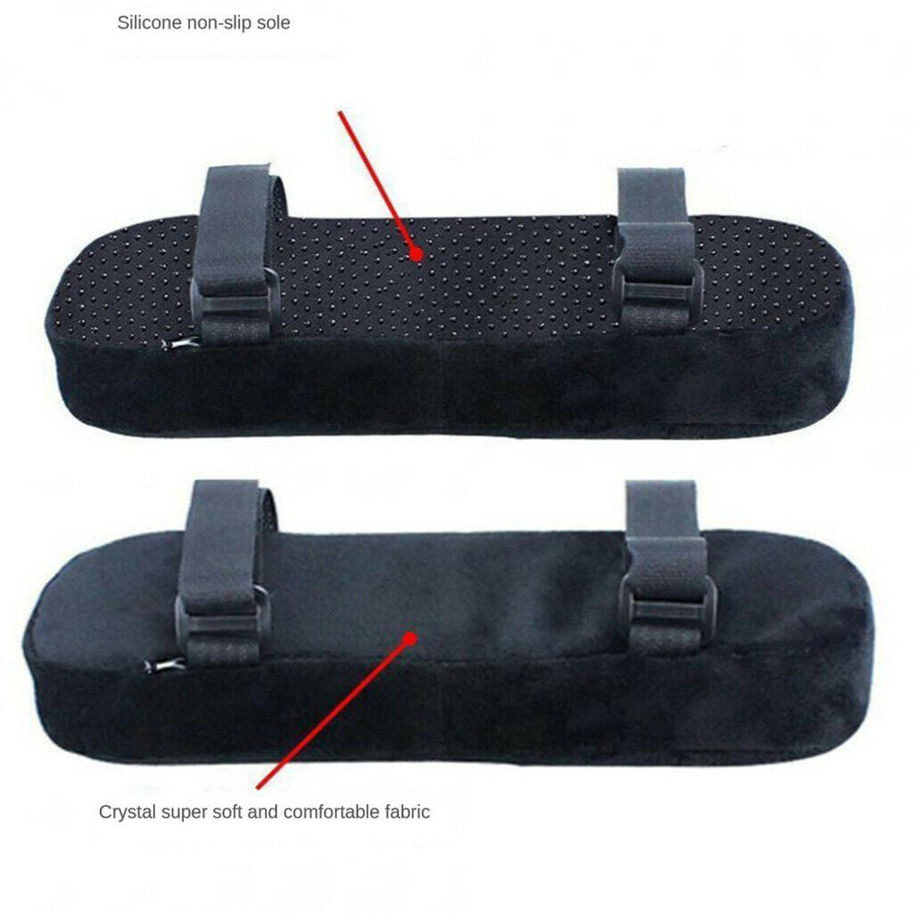 1 Pair Durable Foam Elbow Pillow Arm Rest Cover Chair Armrest Cushion Pads