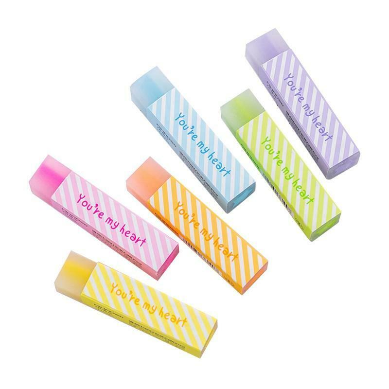 Novelty Jelly Eraser Colored Eraser Rectangular Eraser Safe Eco-friendly Durable