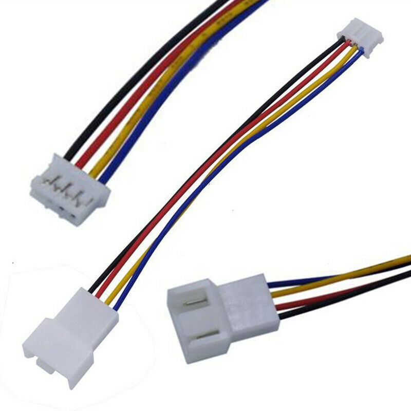 1Pcs Universal small 4 Pin fan PWM connector extension cable for  fan Int.l8