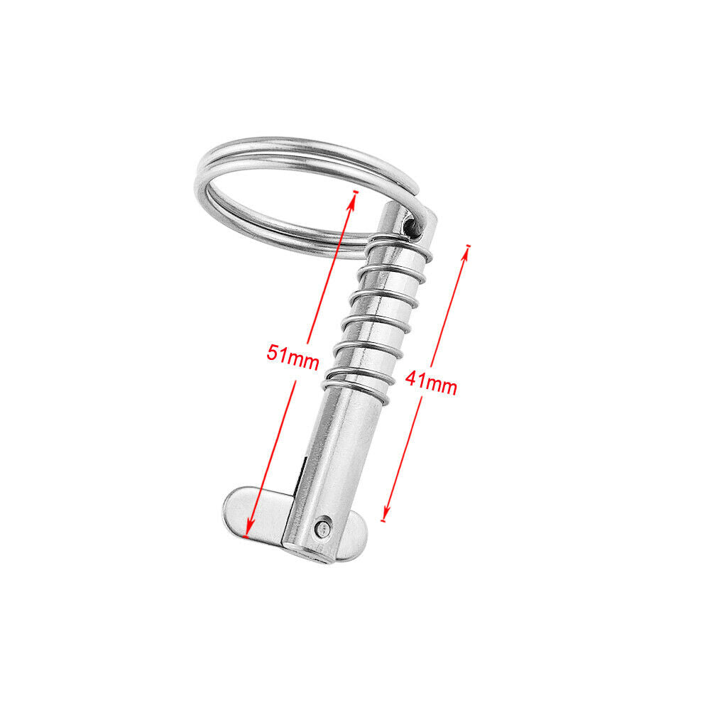 8x51mm Marine Grade Stainless Steel Boat Quick Release Pin - Marine Hardware