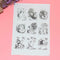 DIY Cute Hedgehog Pattern Transparent Clear Seal Card Scrapbooking Photo Album