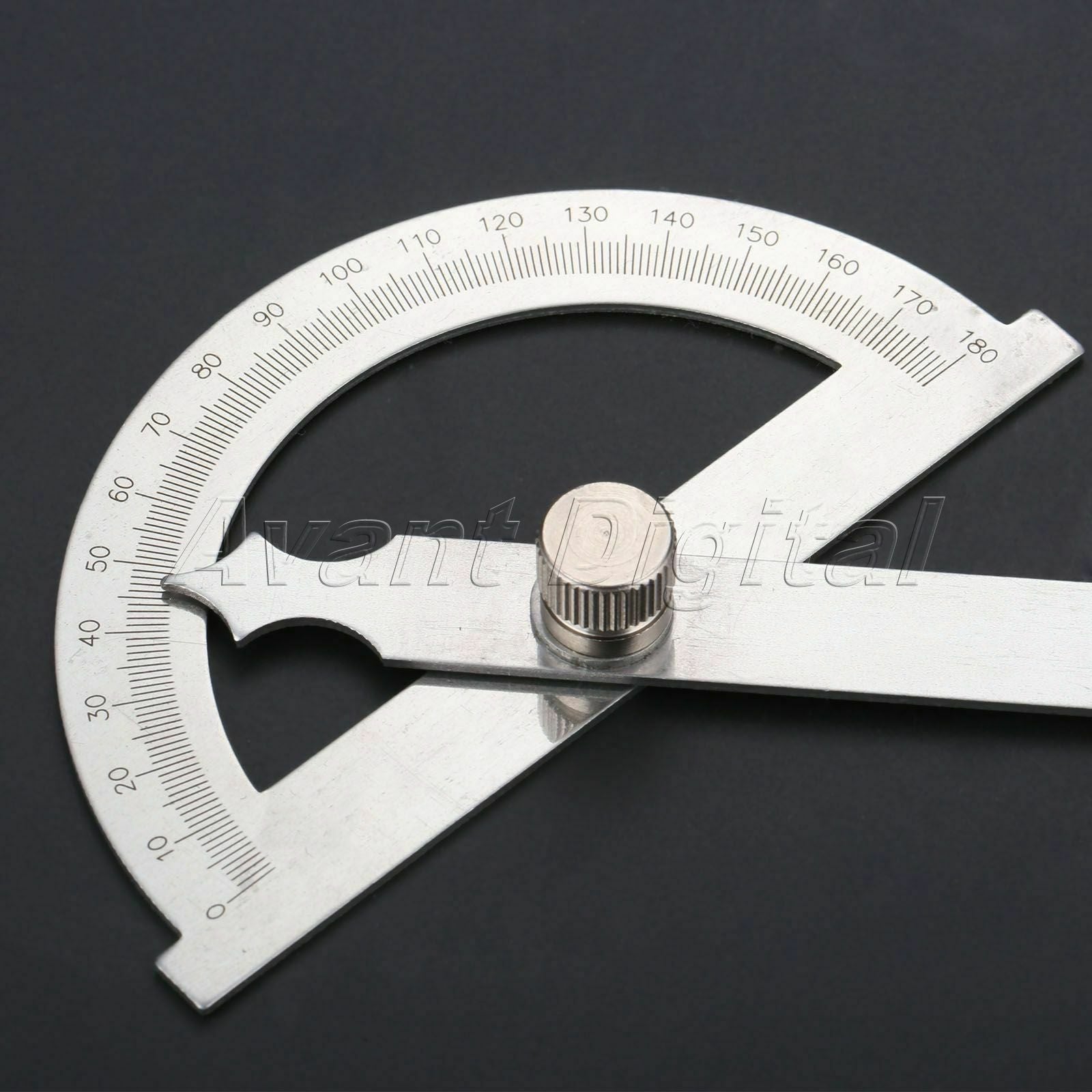 Stainless Steel Protractor Ruler 180 Degrees Angle Finder Measure Tool 80 *120mm