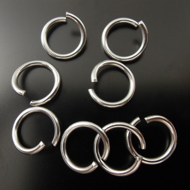 5*5*1mm  Stainless Steel Round Jump Rings Jewelry Craft Findings 200pcs
