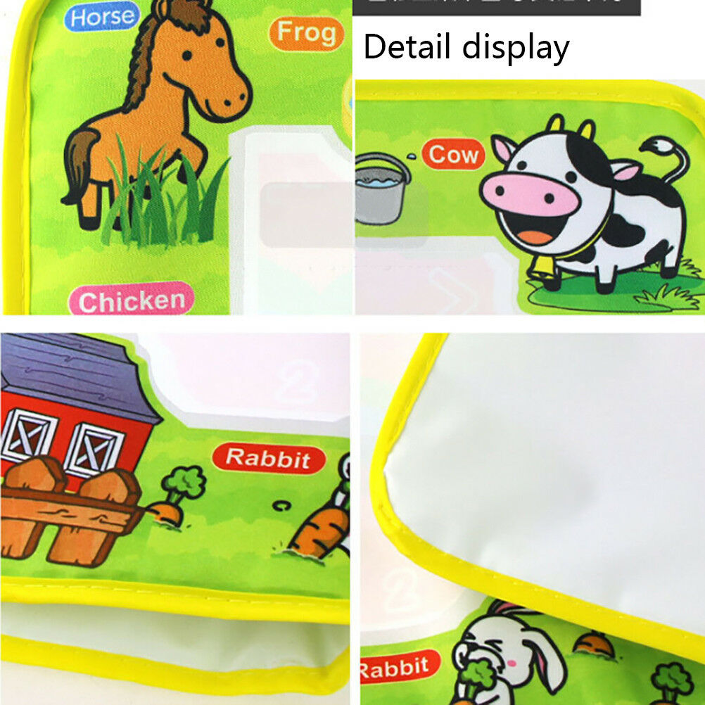 Water Drawing Mat With 2 Drawing Pen Kid'S Magic Water Drawing Play Mat DD