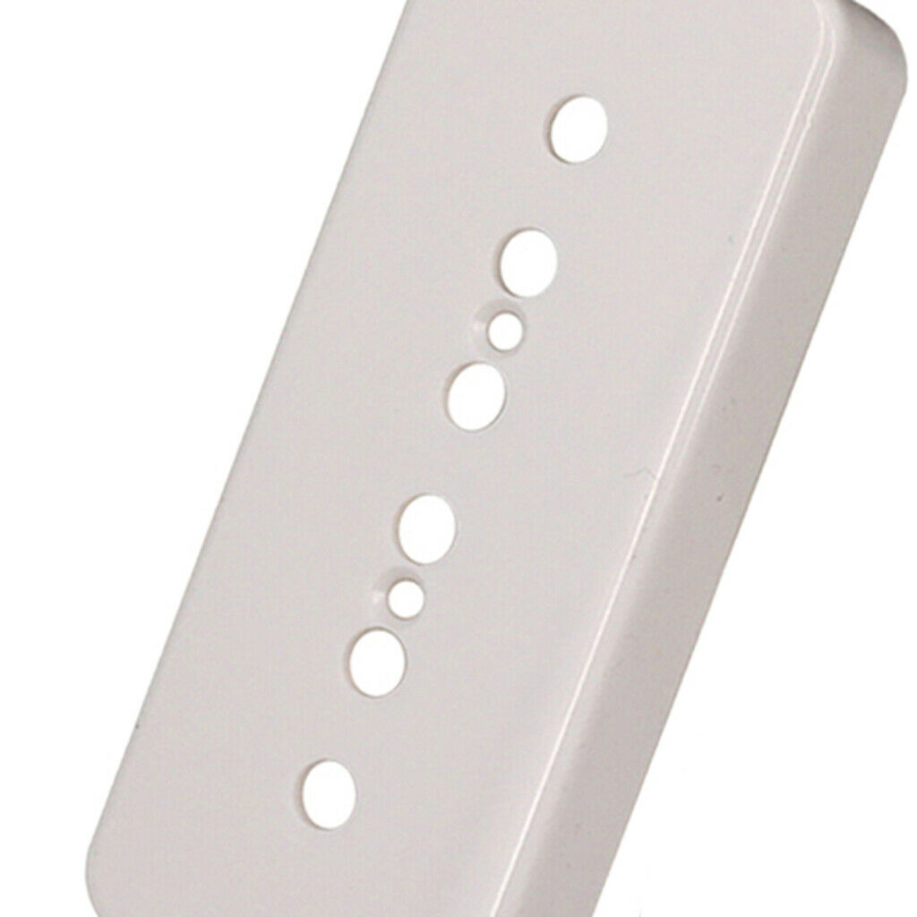 2X Plastic Guitar Cover P90 Soapbar Pickup Cover for LP SG Guitar Parts White