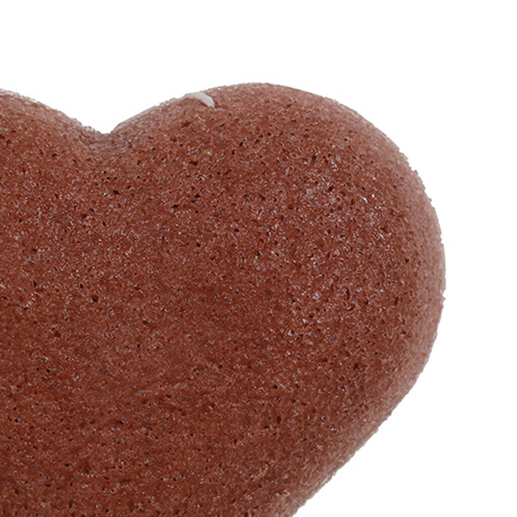 Konjac Cleaning Sponge Puff Exfoliating Facial Sponge for Deep Clean Red