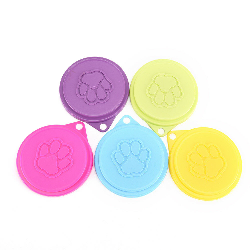 88mm Pet Dog Cat Food Storage Can Tin Cover Lid Top Cap Random Color Reusa.l8