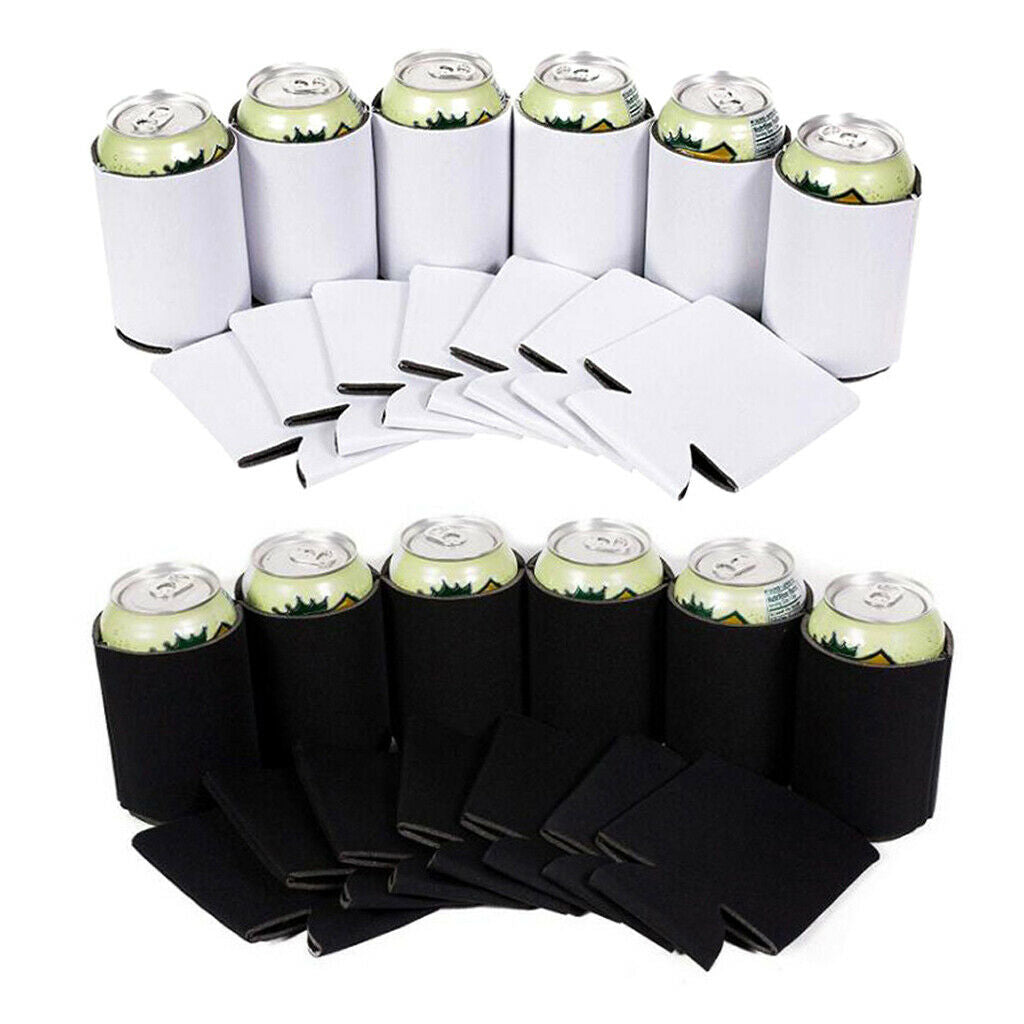 60x Foldable Beer Can Cooler Sleeves Cooler
