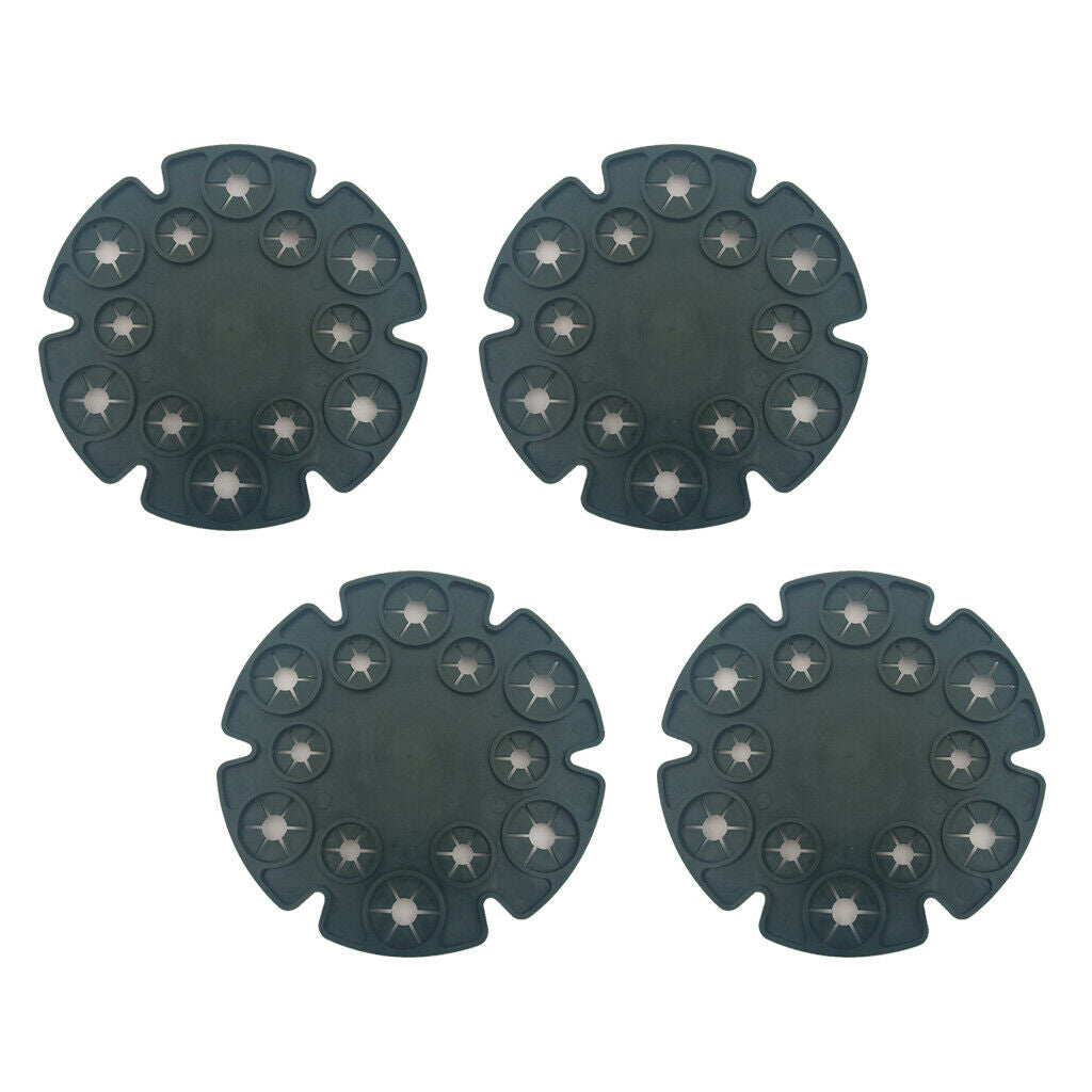 4Pcs/Set Cane Holder Plastic Plant Support Holder for Climbing Beans Green