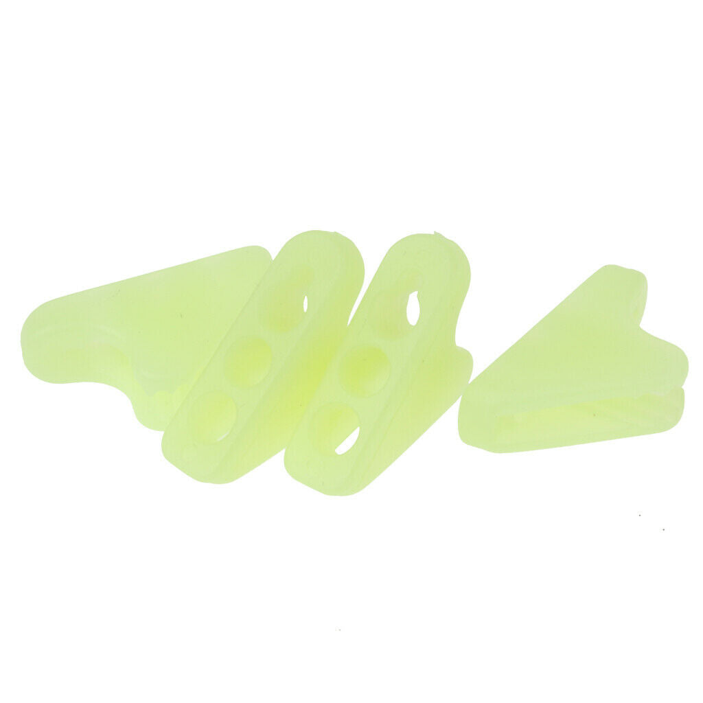 10x Triangle Night Glow Camping Tent Rope Fastener Guyline Tensioners Runner