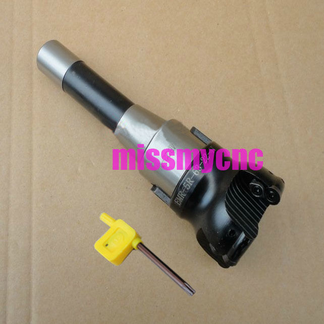 R8 -7/16 &50mm Face end mill cutter+10pcs carbide insert APMT1604 Milling [M1]
