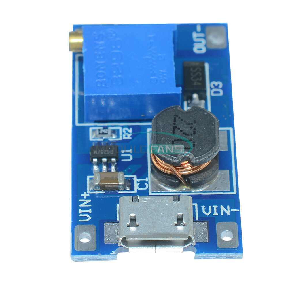 10PCS Adjustable DC-DC Booster Step-up Module 2/24V to 5/9/12/28V Replace XL6009