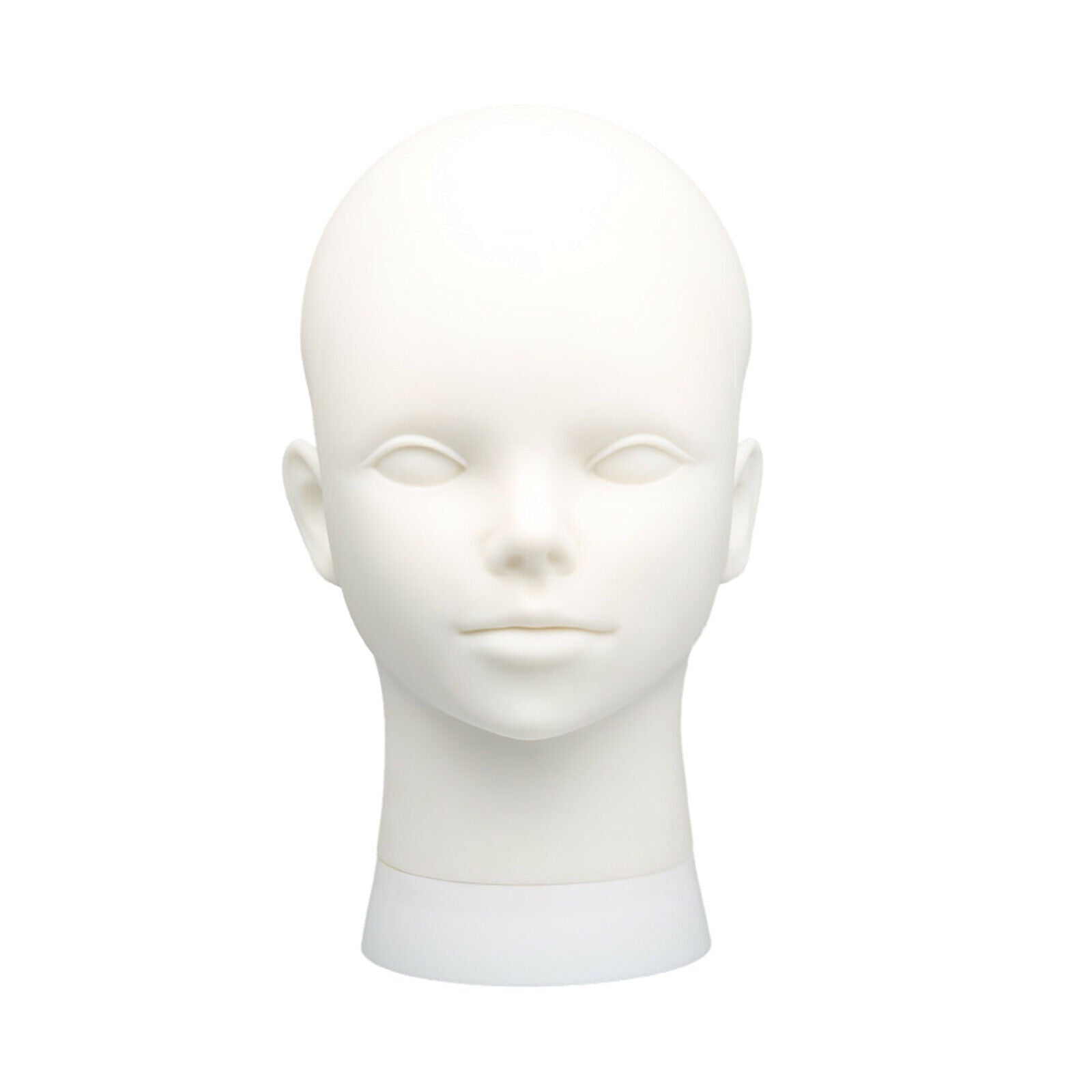 11 Inch Wig Head PVC for Wig Display Salon Cosmetology Practice Unisex