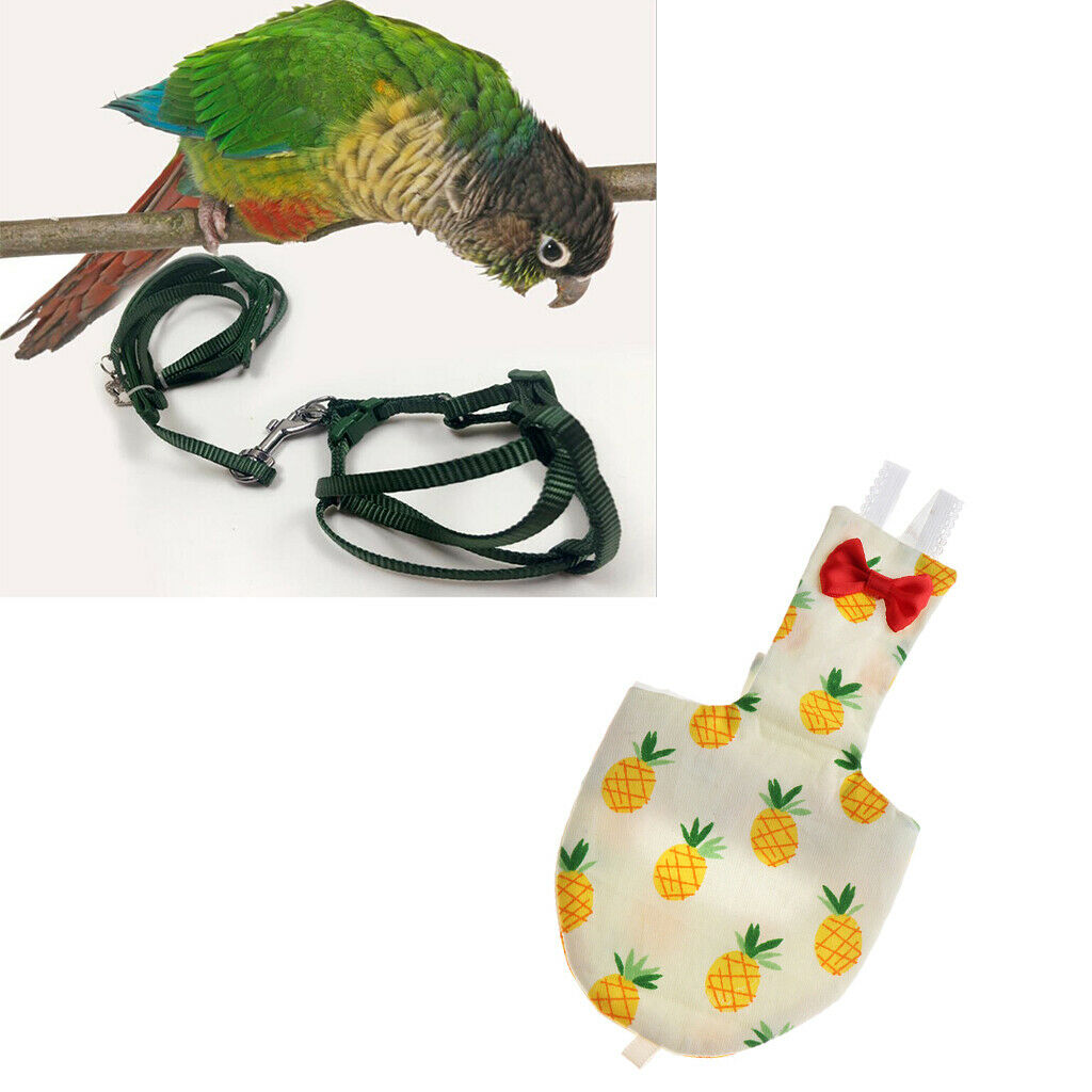 Lightweight Parrot Bird Leash Rope Comfortable Birds Bird Pocket Nappy Easy to