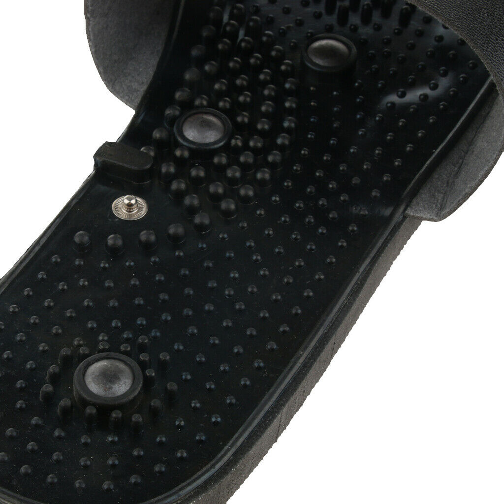 1 Pair Acupressure Plantar Fasciitis Foot Massager, Rubber Massage Slippers