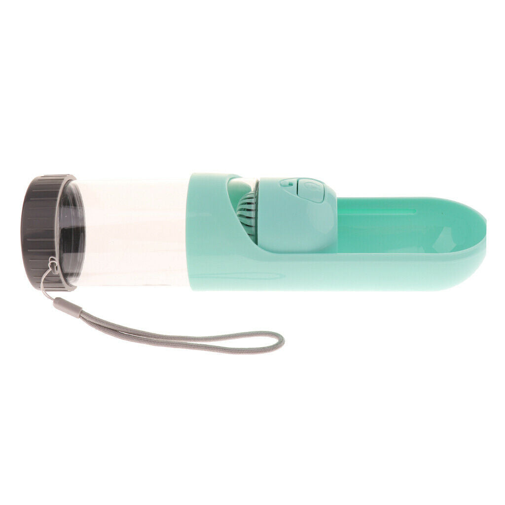 Dog Water Bottle Portable Pet Travel Leak Proof Outdoor Drinking Cup Green