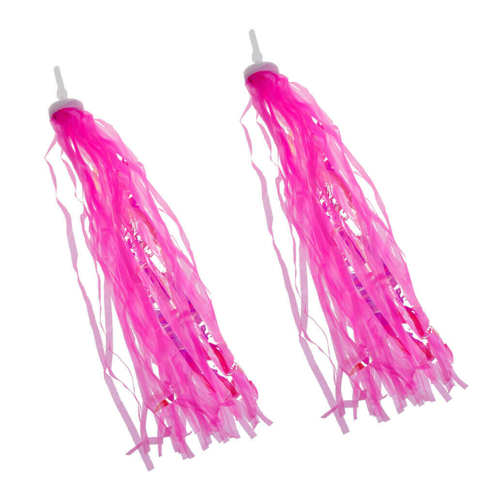 Bicycle Kids Children Girls Pink Bell Horn+Handlebar Grips Streamers Tassels