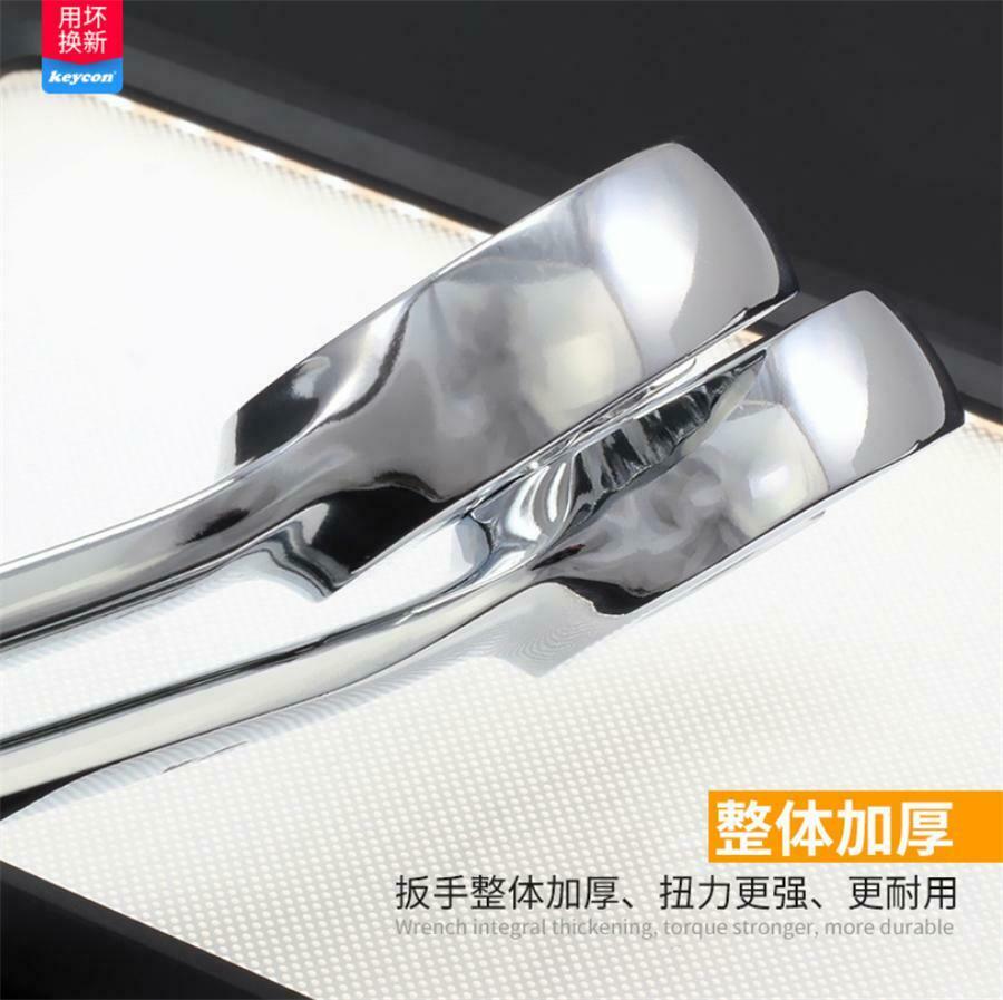 6Pcs 6-Point Car Flared Nut Spanner Wrench Set 6mm-19mm Universal Metric Size