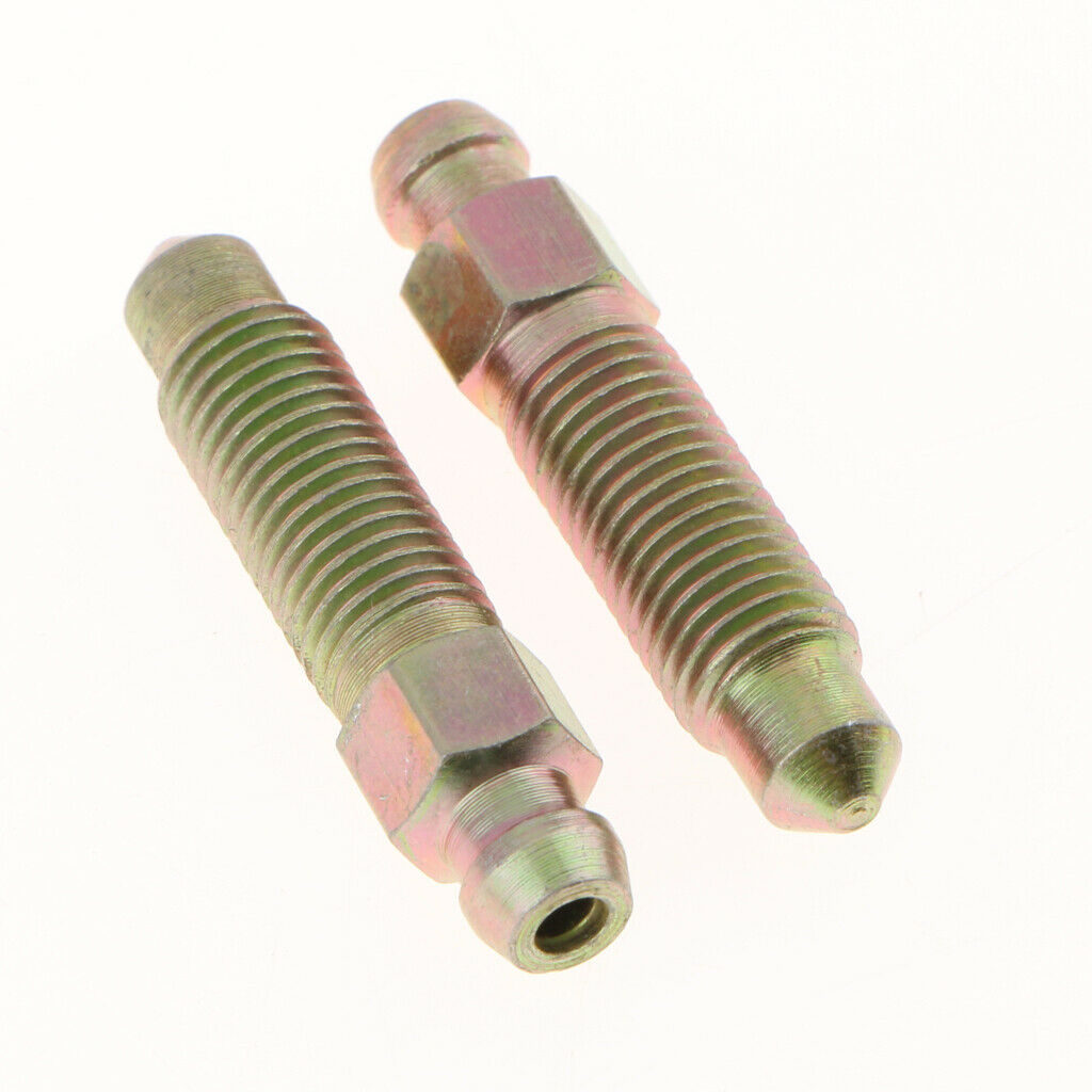 10 Kits Universal Car Motorcycle M8*1mm Brake Bleeder Screws