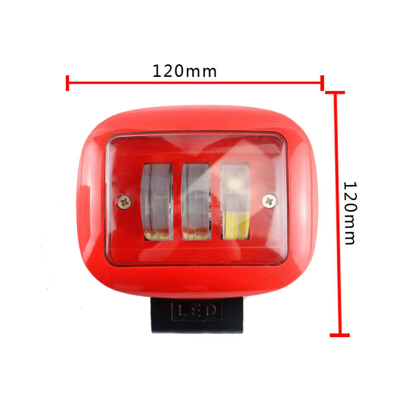 2pcs Car Square Working Light LED 6000K Marine Spotlight Dock Lamp Fit for Jeep