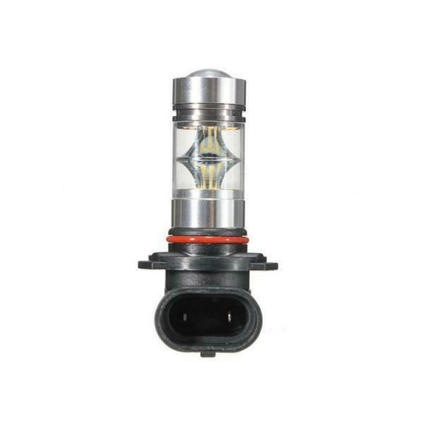 Pair 9006 6000k 100w Led 20smd Floodlight Fog Driving Bulb DRL White