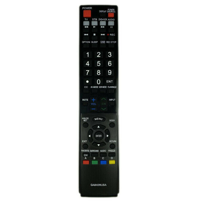 GA840WJSA Remote Control for  AQUOS LCD LED LC-52LE810 LC-52LE810UN LC-52LE C3F2