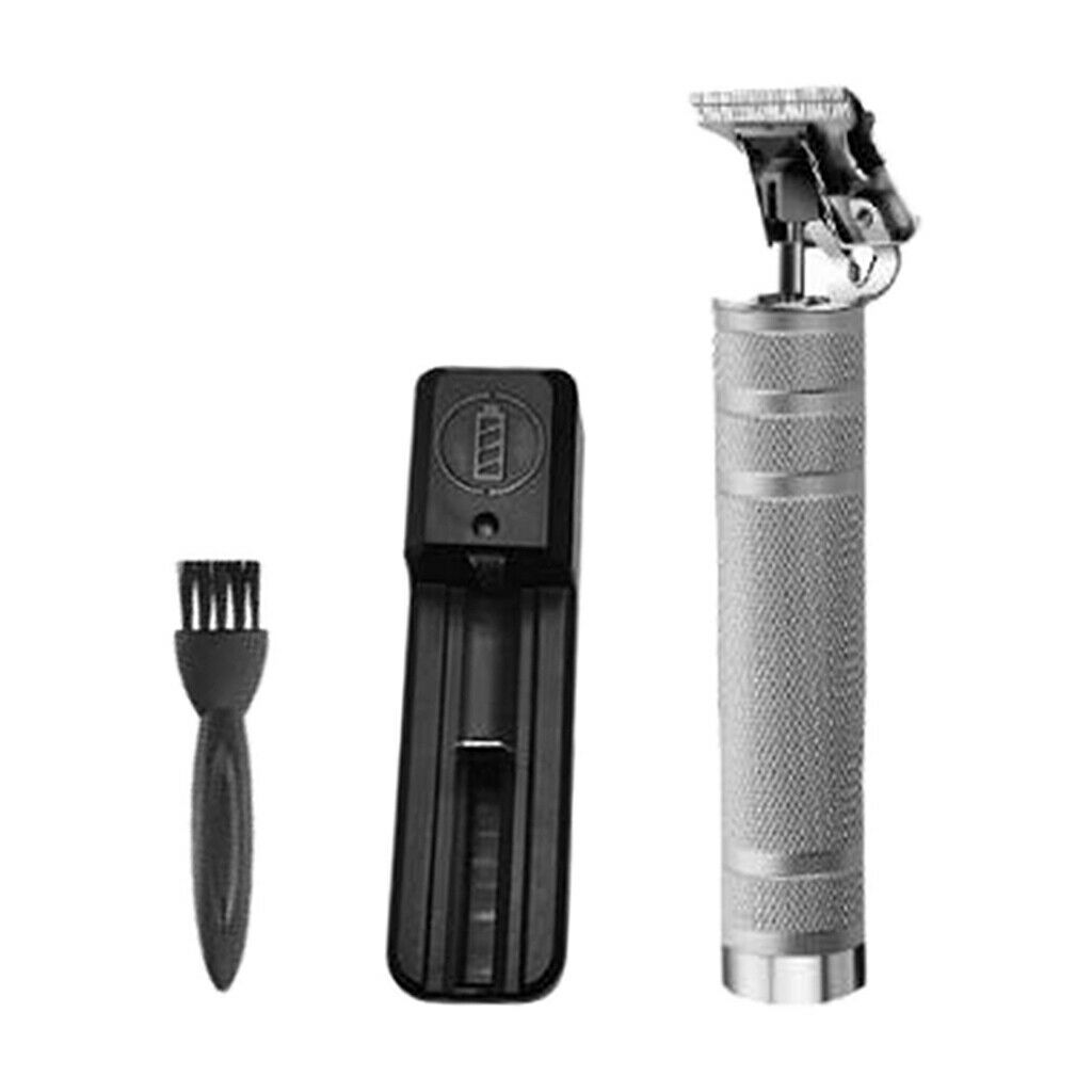 Men Salon Barber Cordless Hair Clipper Carving  Tool Oil Head Cutting Kit
