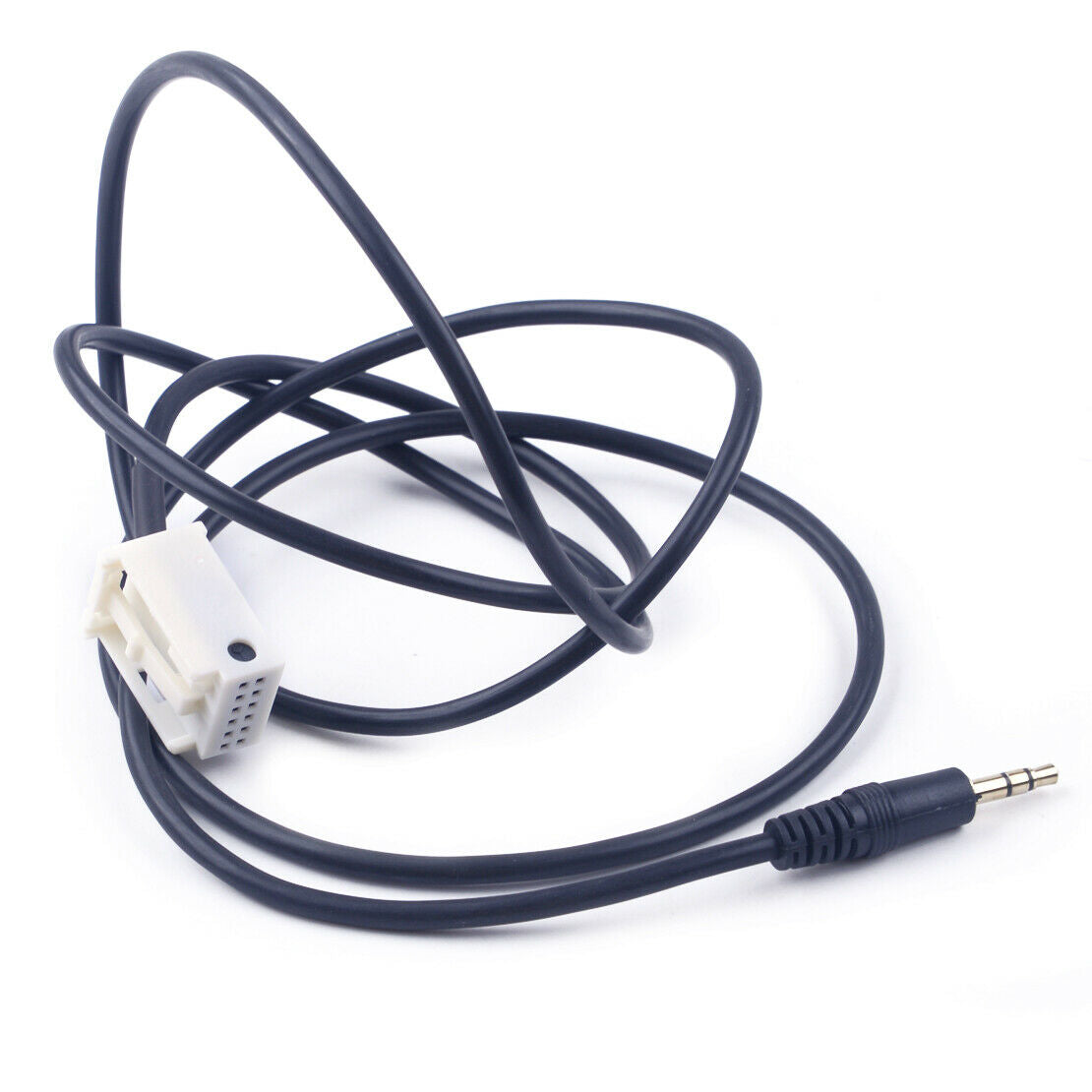 Black Cable Connector Audio AUX Adapter Fit for Peugeot 308 406 407 508 3.5MM An