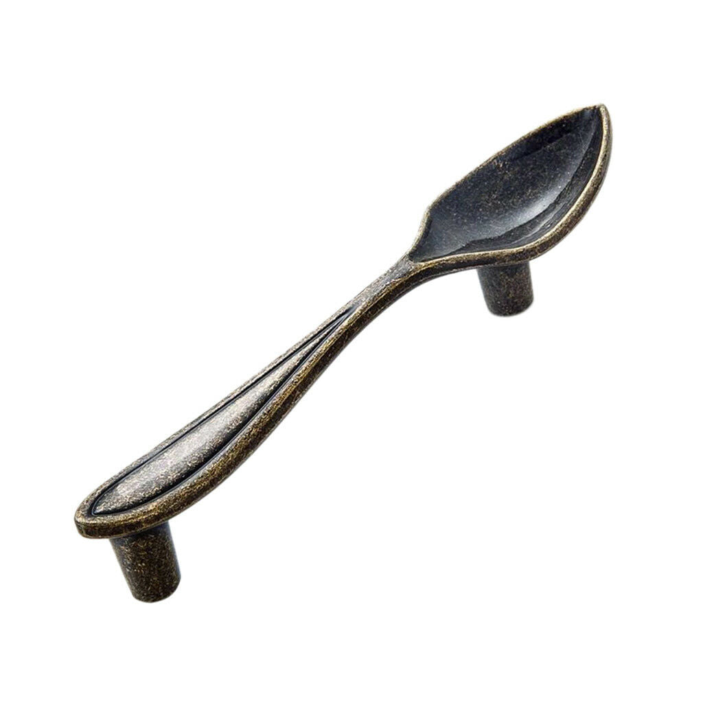 3Pcs Bronze Kitchen Cupboard Drawer shed,Gate Door Pull Handle Cutlery Shape